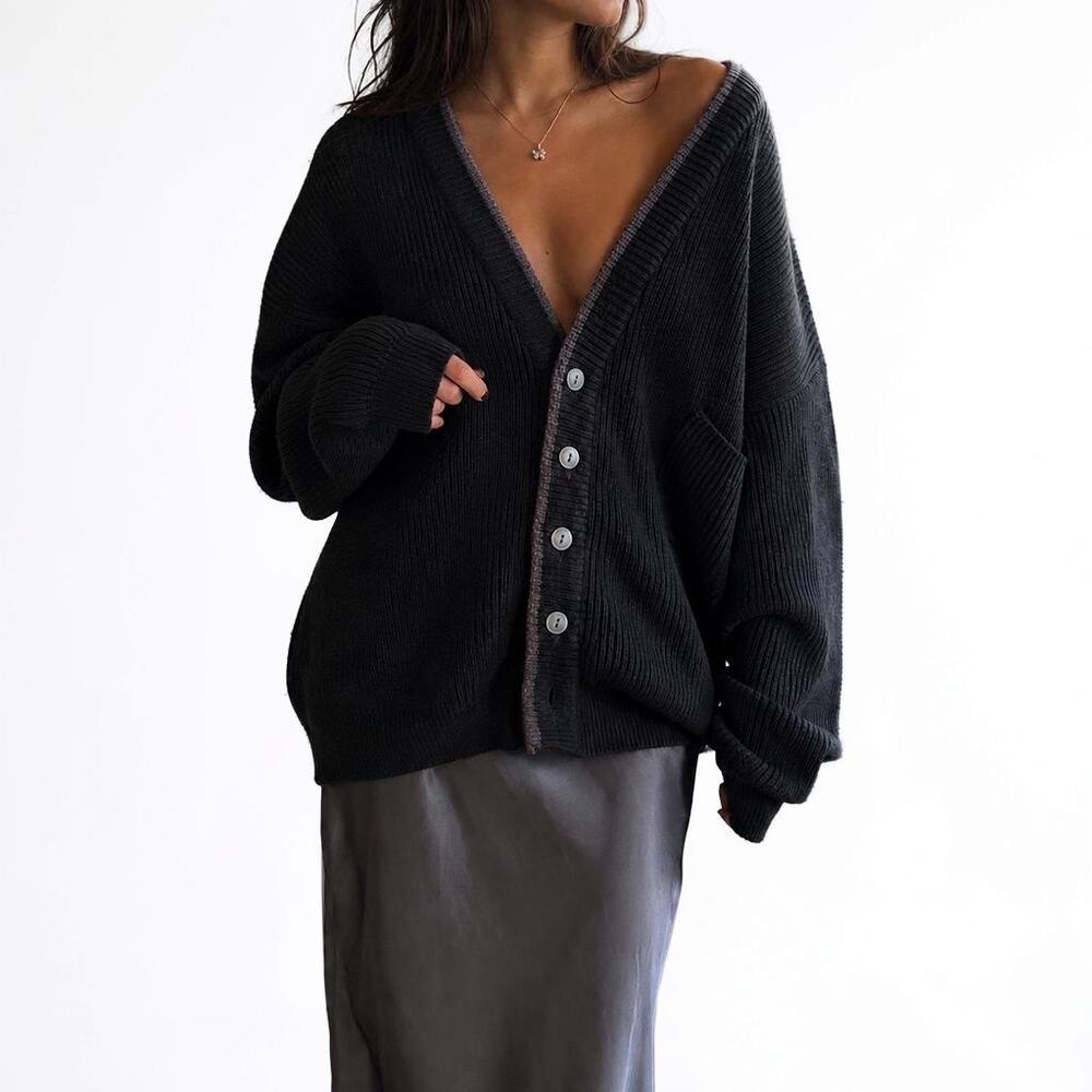 Vintage GAP 100% Wool Oversized Grandpa Cardigan Sweater Medium